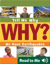 We Have Earthquakes