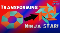 How to Make a Transforming Ninja Star (8-Pointed)