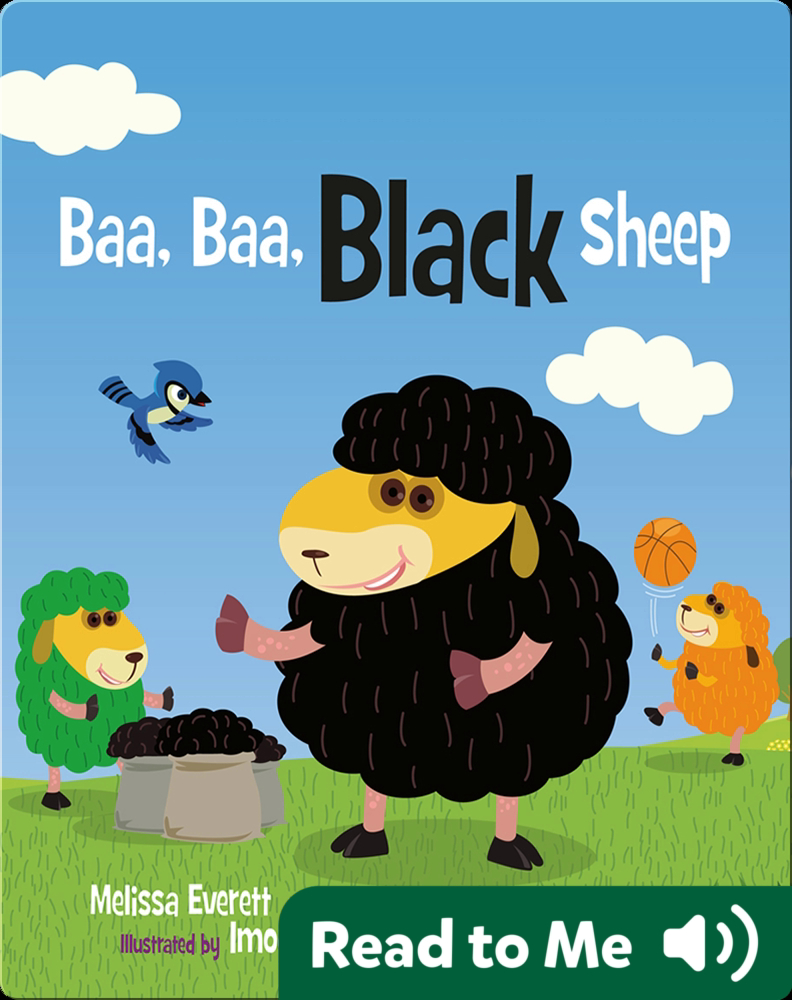 Baa, Baa Black Sheep Children's Book by Melissa Everett With ...