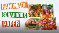 How to Make Scrapbook Paper Soap Watercolor Printing