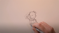 Drawing Big Nate: The Soda Bottle