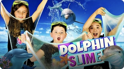 How to Make MAGICAL DOLPHIN SLIME with Sparkly Glitter!