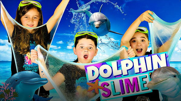 How to Make MAGICAL DOLPHIN SLIME with Sparkly Glitter!
