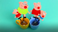 DIY Peppa Pig Family Felt Magnets
