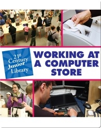 Working At A Computer Store