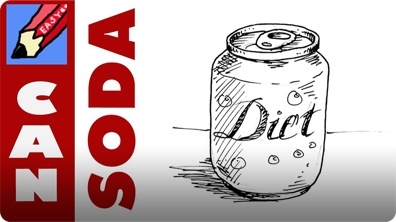 How to Draw a Soda Can Real Easy