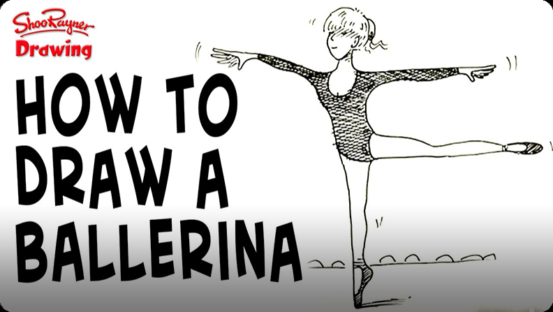 How to Draw a Ballerina Video | Discover Fun and Educational Videos That Kids | Epic Children's Books, Audiobooks, Videos & More