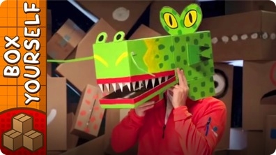 Cardboard Dragon Mask - Crafts Ideas For Kids