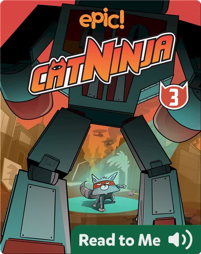 Cat Ninja Book 3 You Only Live 9 Times Children's Book by
