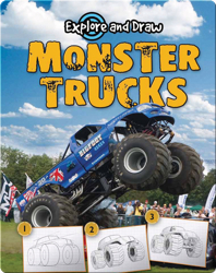 Explore And Draw: Monster Trucks