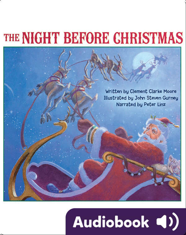 The Night Before Christmas Children's Audiobook by Clement Clarke Moore
