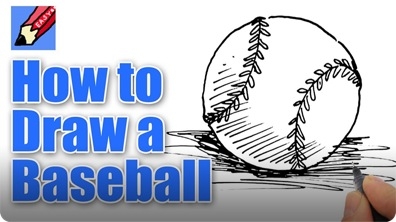 How to Draw a Baseball Real Easy