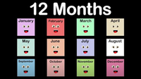 Twelve Months of the Year
