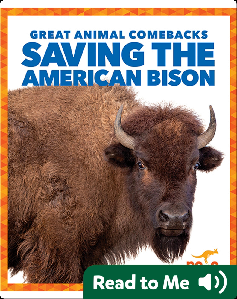 Saving the American Bison Children's Book by Karen Latchana Kenney