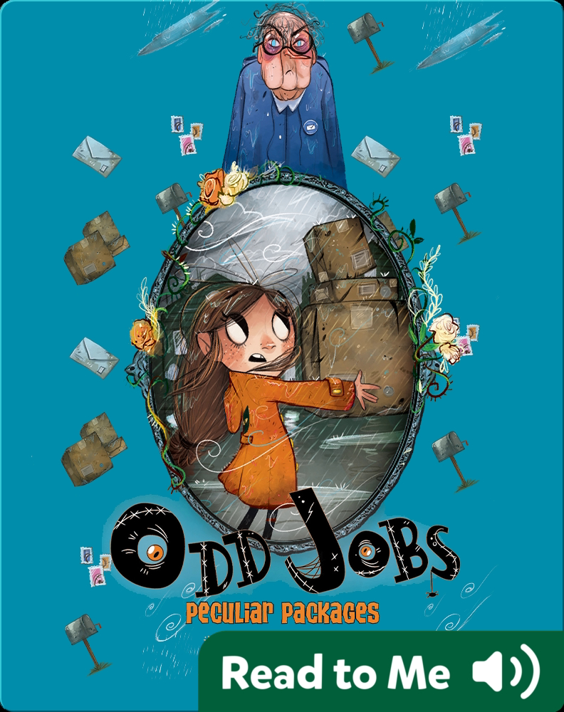 Odd Jobs Peculiar Package Children's Book by Brigitte Henry Cooper With Illustrations by Elena