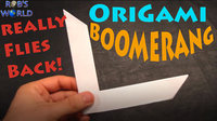 How to Make an Origami Boomerang