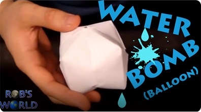 How to Make a Paper Balloon (Water Bomb)