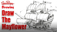 How to Draw the Mayflower