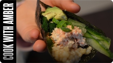 Amber in Japan | Sushi Hand Rolls