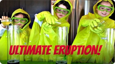 How to Make a Volcano Eruption! Kids Science Experiments