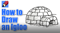 How to Draw an Igloo Real Easy
