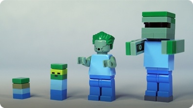 How To Build LEGO Minecraft Zombie