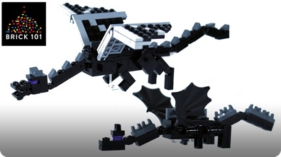 How To Build LEGO Minecraft Ender Dragon