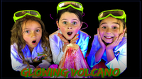 How To Make a GLOWING VOLCANO ERUPTION!  Easy Kids Science Experiments