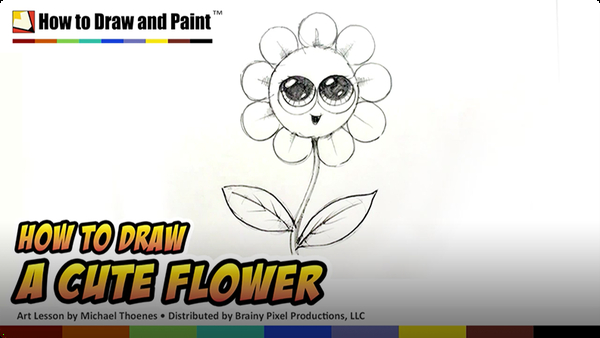 How to Draw a Cute Flower