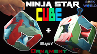 How to Make a Ninja Star Cube (+Ornament)