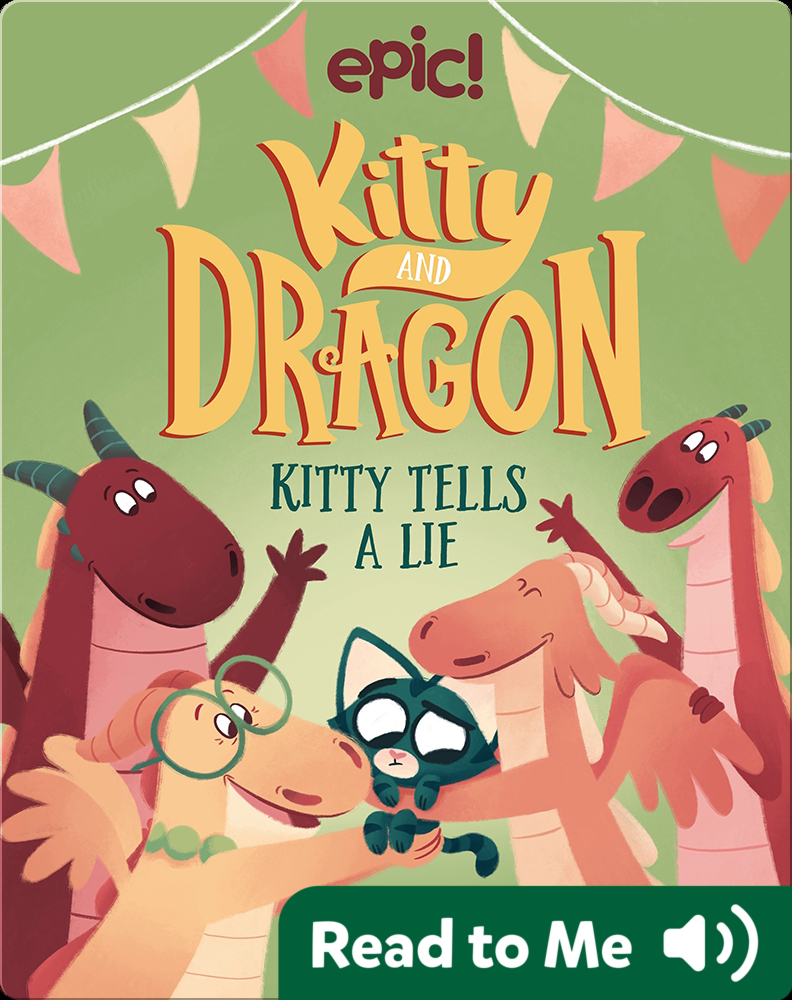 Kitty and Dragon: Kitty Tells a Lie Children's Book by Meika Hashimoto ...