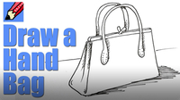 How to Draw a Handbag Real Easy