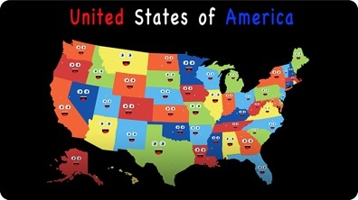 50 States and Capitals for Children