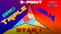 How to Make an EPIC Triple Ninja Star! (Tri-Star)