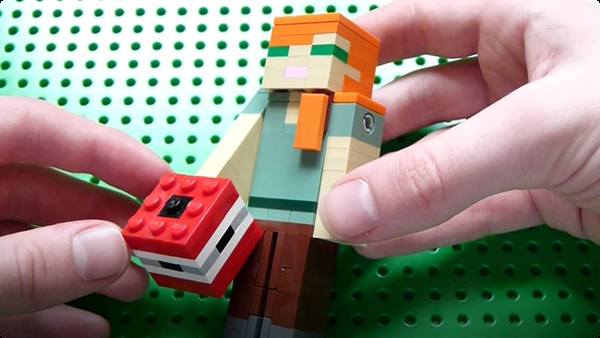 How to Build: Lego Minecraft TNT Block
