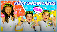Frozen Activities: Fizzy Snowflake Science Experiment