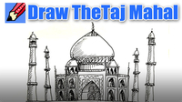 How to Draw the Taj Mahal Real Easy