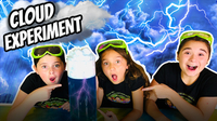 Science for Kids w/ The Wild Adventure Girls! Make a CLOUD Science Experiment