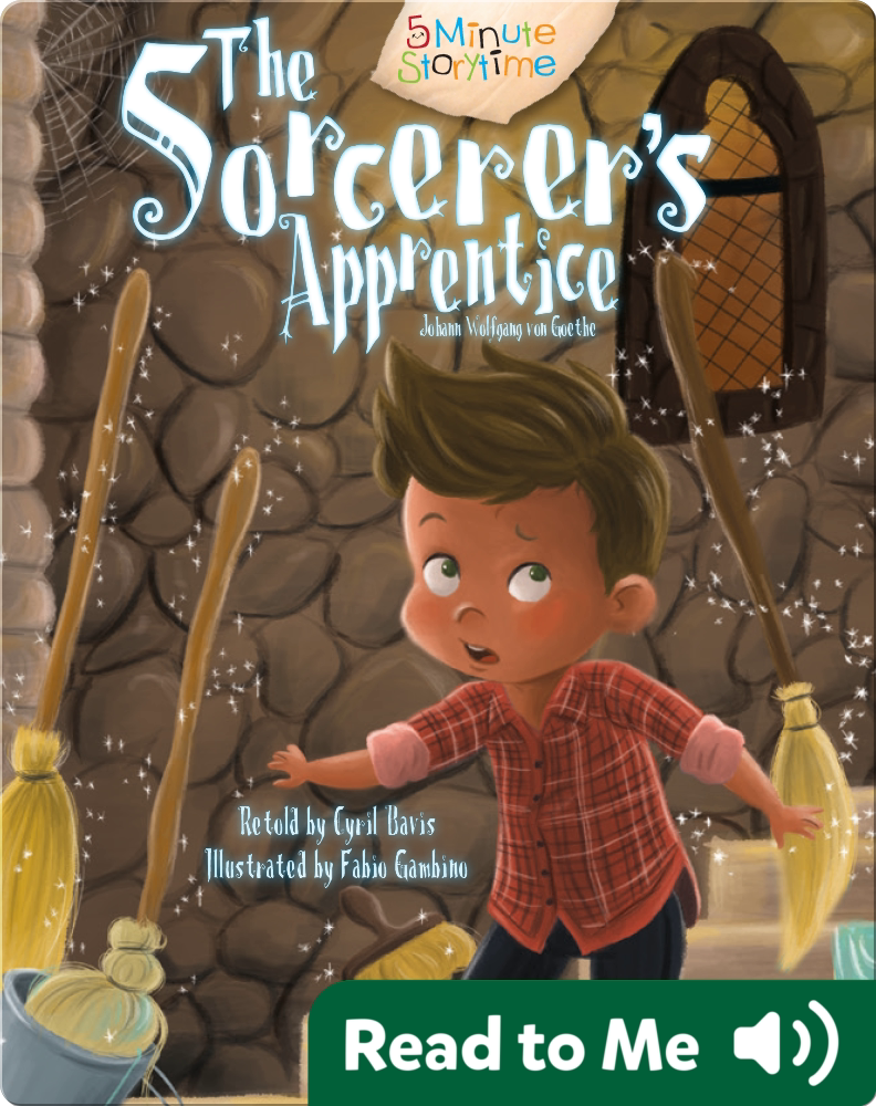 The Sorcerer's Apprentice Children's Book by Cyril Bavis With
