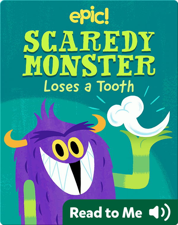 Scaredy Monster Loses a Tooth Children's Book by Meika Hashimoto With