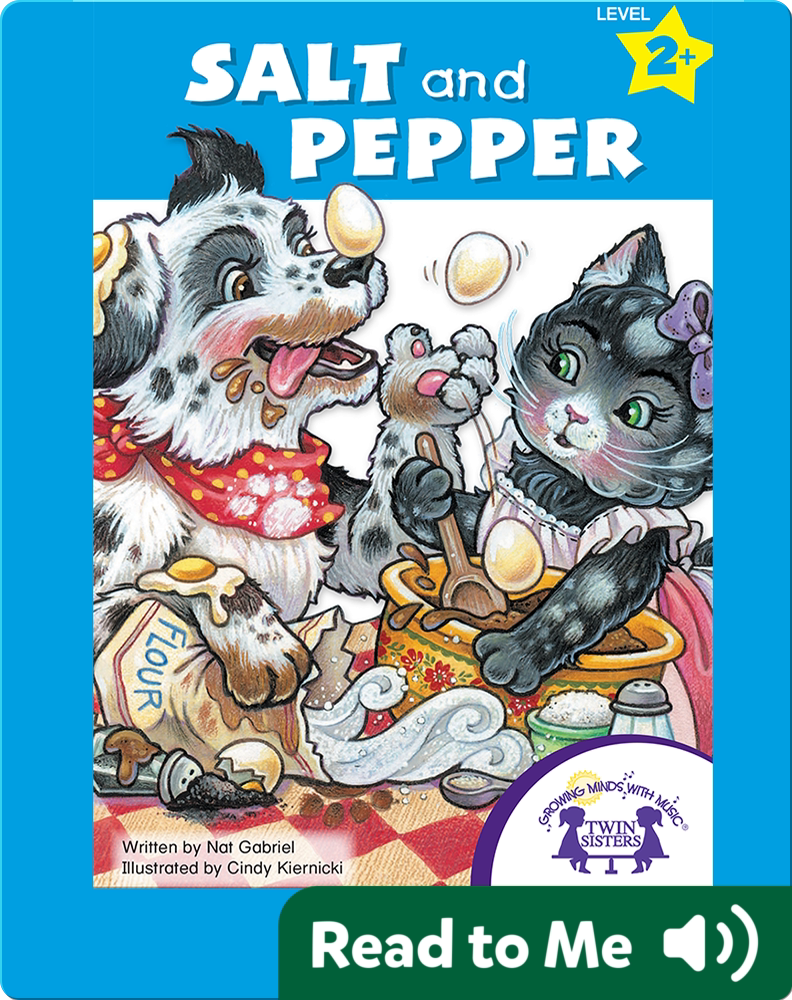 Salt and Pepper Children's Book by Nat Gabriel With Illustrations by