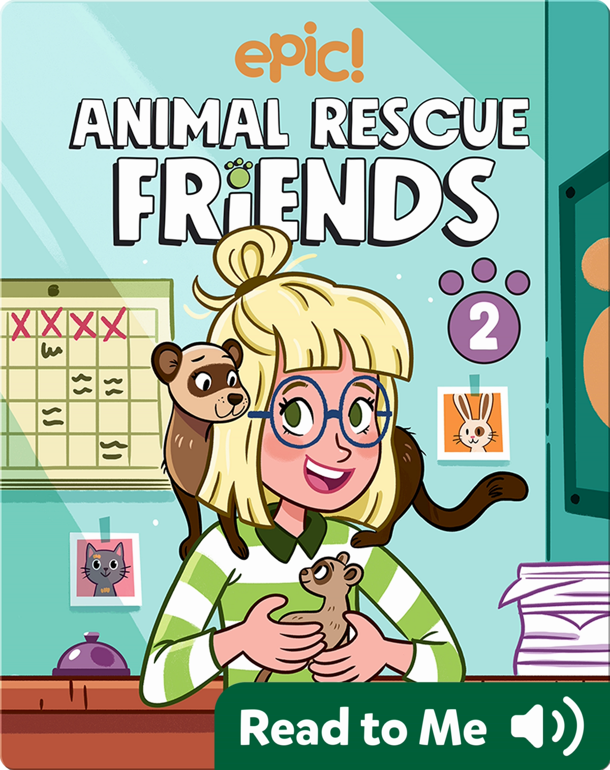 Animal Rescue Friends Book 2 Bell And Kiki Children's Book by Gina