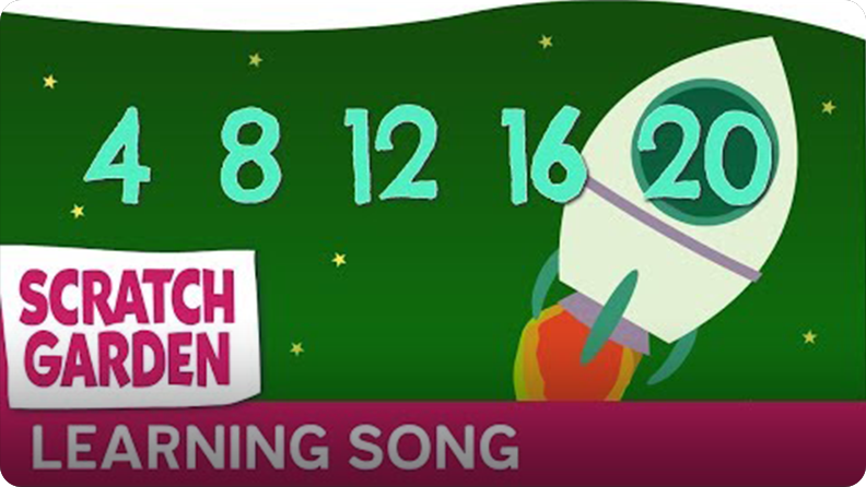 The Counting by 4s Song Video | Discover Fun and Educational Videos
