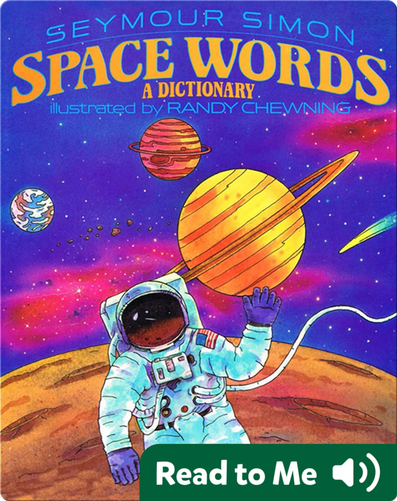 Space Worlds A Dictionary Children's Book by Seymour Simon With