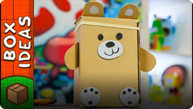 DIY Teddy Bear from Cardboard Box Video | Discover Fun and Educational ...